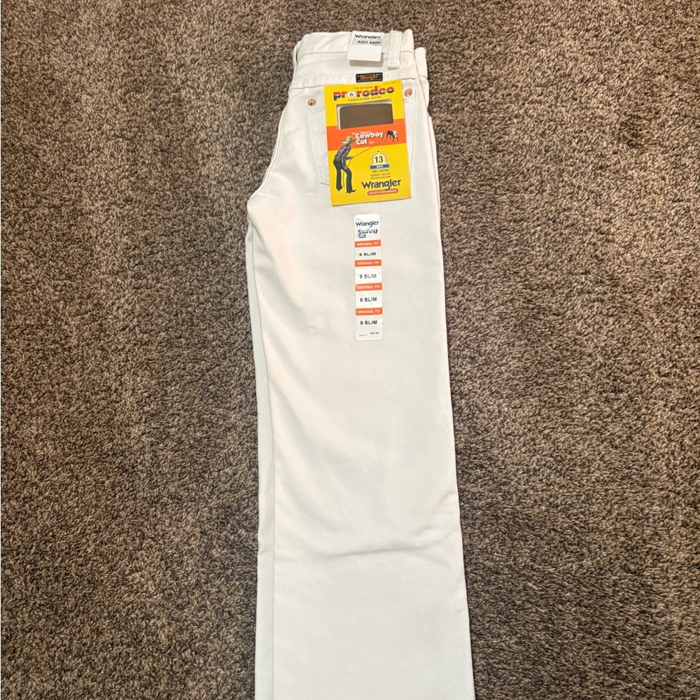 Wrangler Classic White Denim Pants